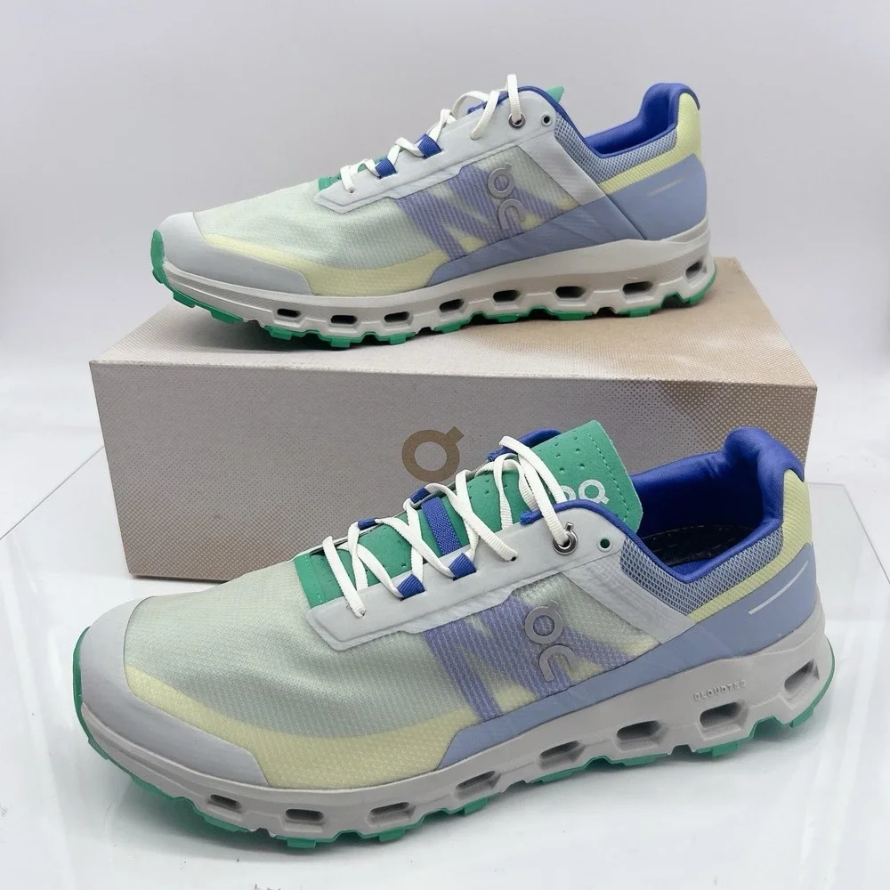 On Cloudvista Men's Running Shoes Athletic Sneakers Blue Green Lace Up Sz US 13